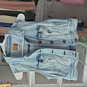 American Eagle Denim Vest